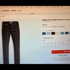 levi’s wedgie fit straight women’s jeans